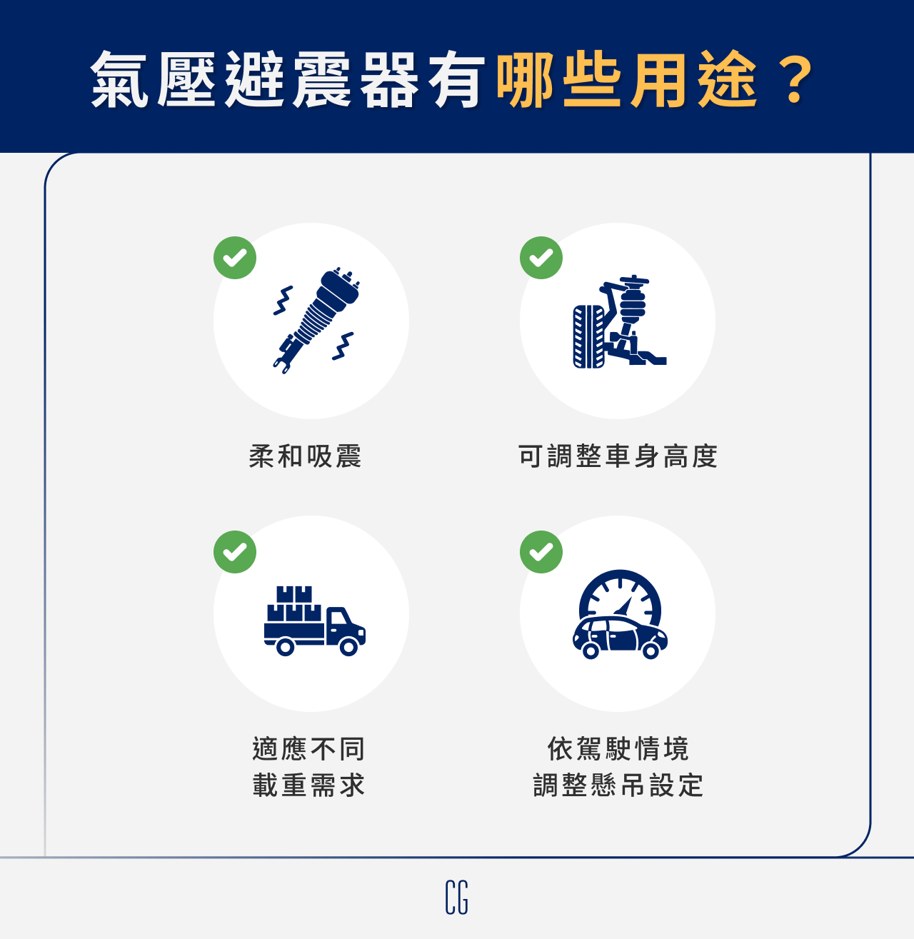 氣壓避震器有哪些用途?